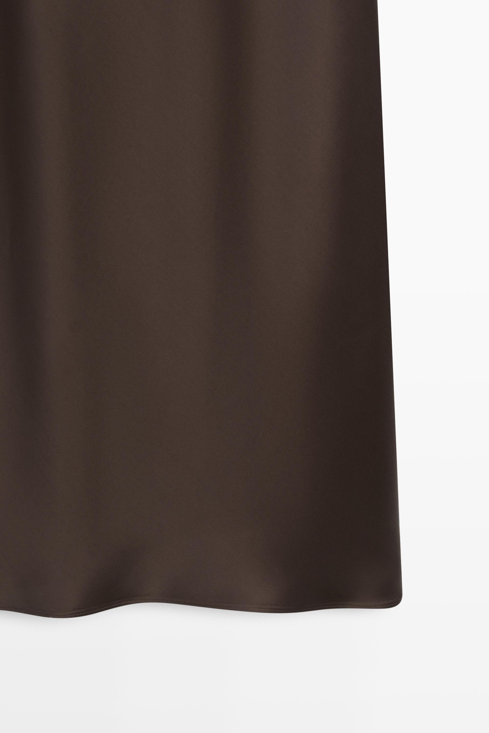 Satin midi dress